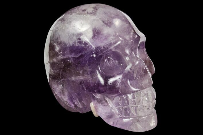 Carved Amethyst Crystal Skull #111714